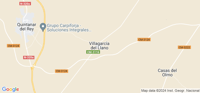Mapa de Villagarcía del Llano