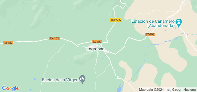 Mapa de Logrosán
