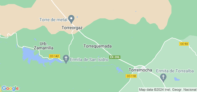 Mapa de Torrequemada