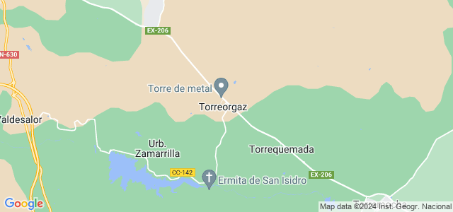 Mapa de Torreorgaz