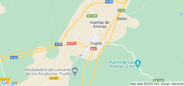 Mapa de Trujillo