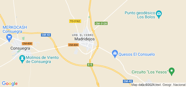 Mapa de Madridejos