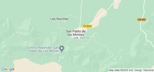 Mapa de San Pablo de los Montes