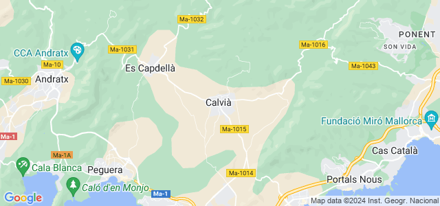 Mapa de Calvià