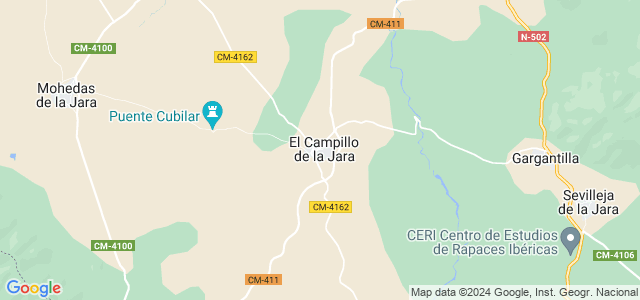 Mapa de Campillo de la Jara