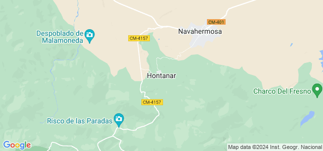 Mapa de Hontanar
