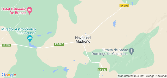 Mapa de Navas del Madroño