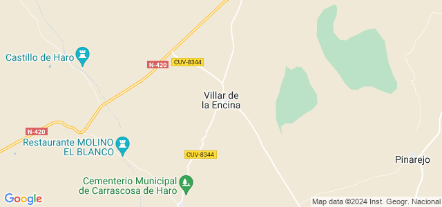 Mapa de Villar de la Encina
