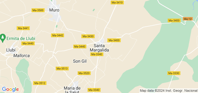 Mapa de Santa Margalida