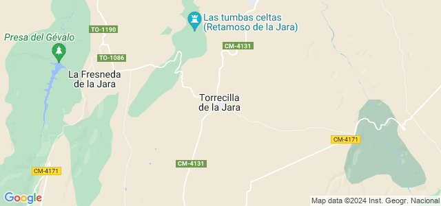 Mapa de Torrecilla de la Jara