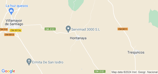 Mapa de Hontanaya