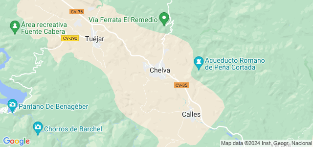 Mapa de Chelva