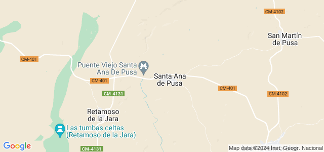 Mapa de Santa Ana de Pusa