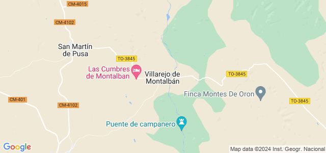 Mapa de Villarejo de Montalbán