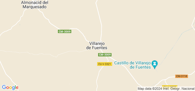 Mapa de Villarejo de Fuentes