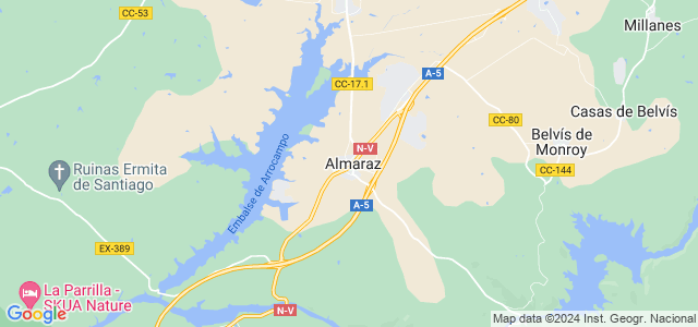 Mapa de Almaraz