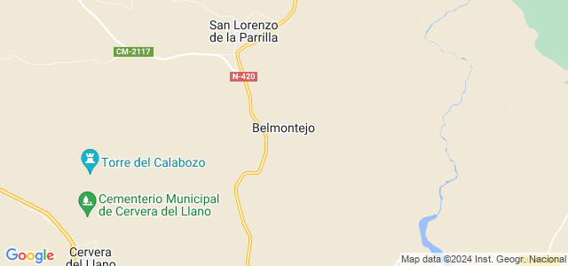 Mapa de Belmontejo