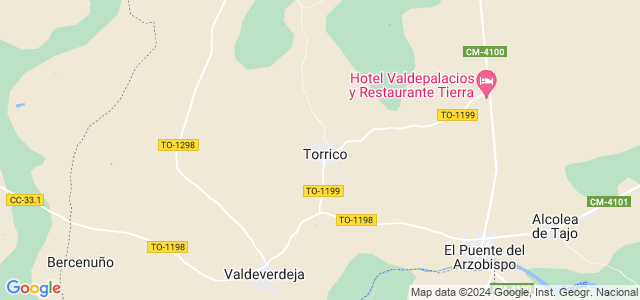 Mapa de Torrico