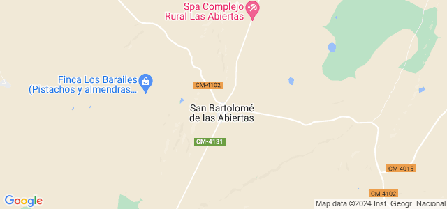 Mapa de San Bartolomé de las Abiertas