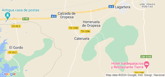 Mapa de Caleruela