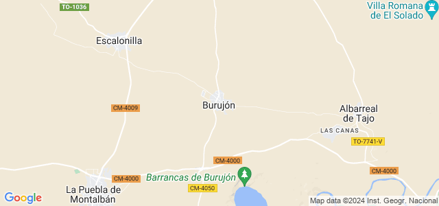 Mapa de Burujón