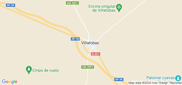 Mapa de Villatobas