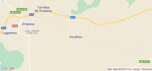 Mapa de Alcañizo