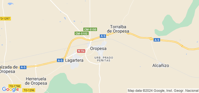 Mapa de Oropesa