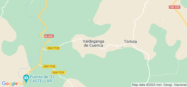 Mapa de Valdetórtola