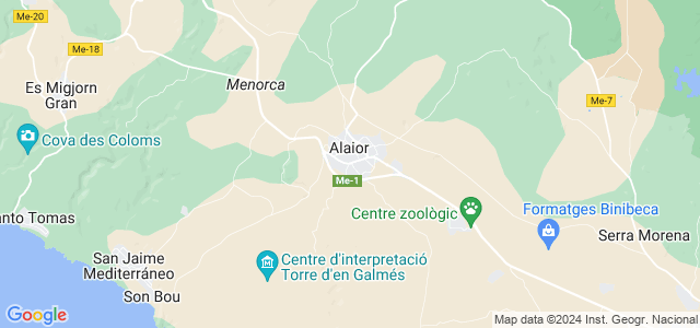 Mapa de Alaior