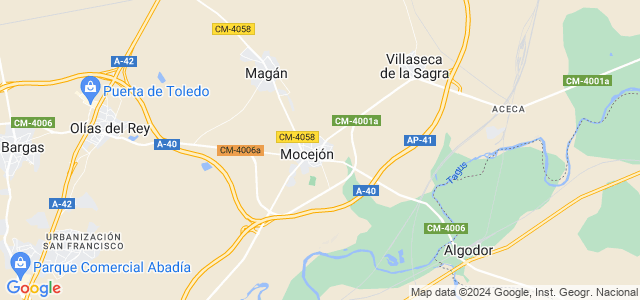 Mapa de Mocejón