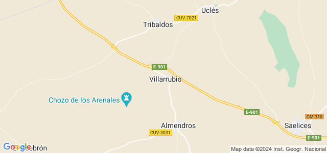Mapa de Villarrubio