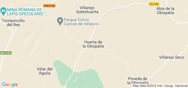 Mapa de Huerta de la Obispalía