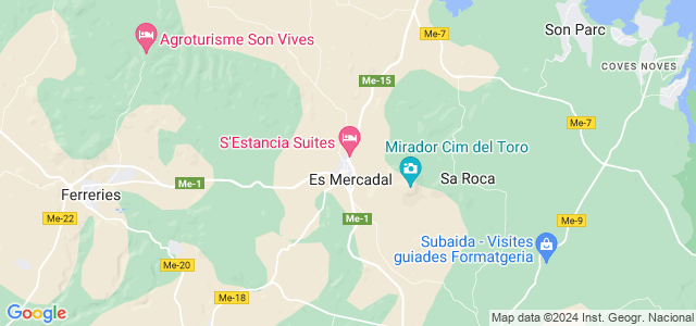 Mapa de Mercadal