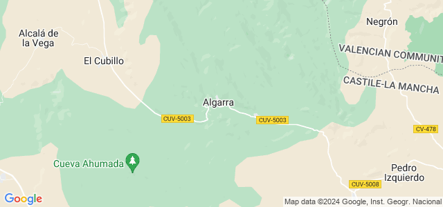 Mapa de Algarra