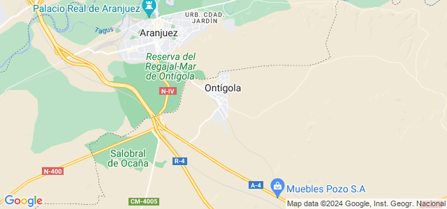 Mapa de Ontígola