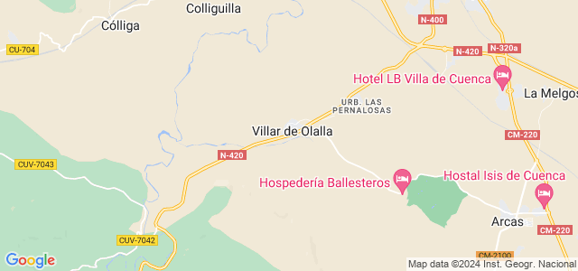 Mapa de Villar de Olalla