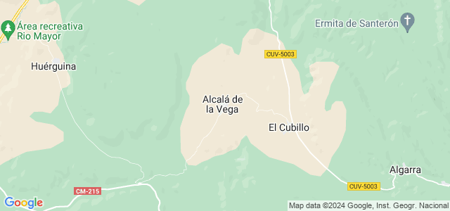 Mapa de Alcalá de la Vega