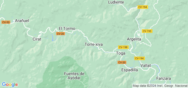 Mapa de Torrechiva