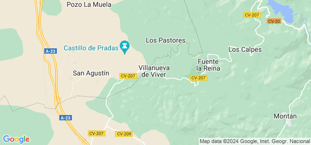 Mapa de Villanueva de Viver