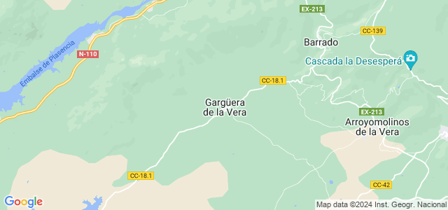 Mapa de Gargüera