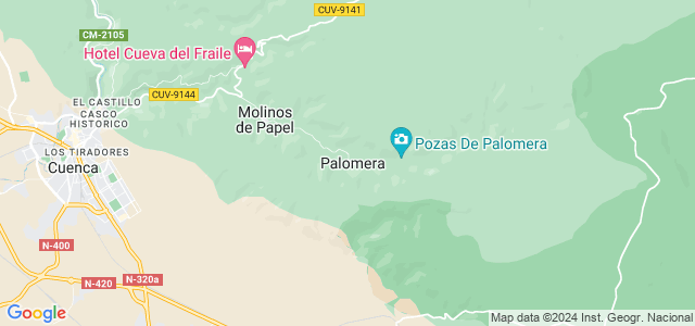 Mapa de Palomera