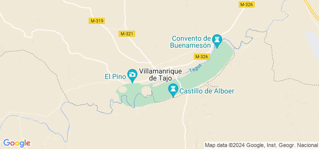 Mapa de Villamanrique de Tajo