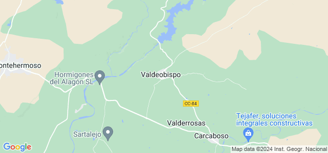 Mapa de Valdeobispo