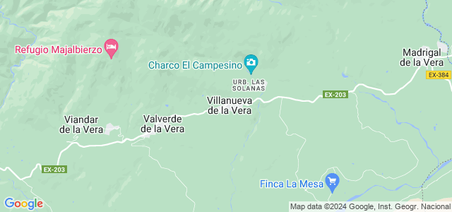 Mapa de Villanueva de la Vera