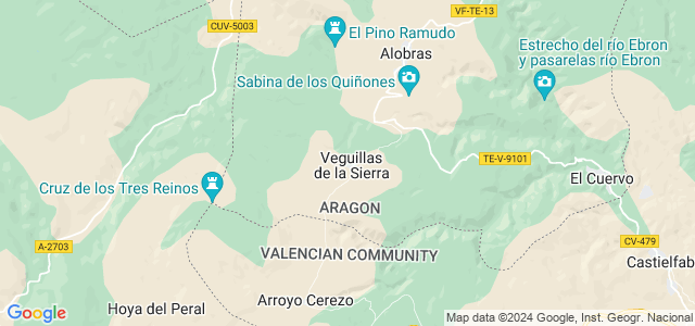 Mapa de Veguillas de la Sierra