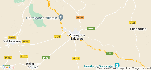 Mapa de Villarejo de Salvanés
