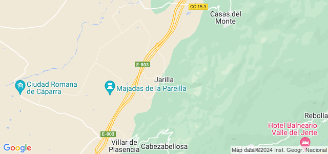 Mapa de Jarilla