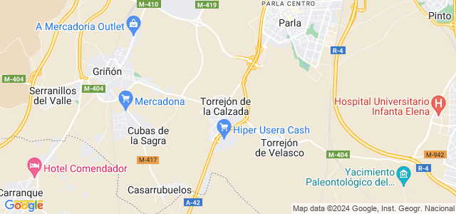 Mapa de Torrejón de la Calzada
