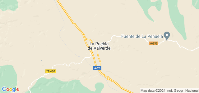 Mapa de Puebla de Valverde